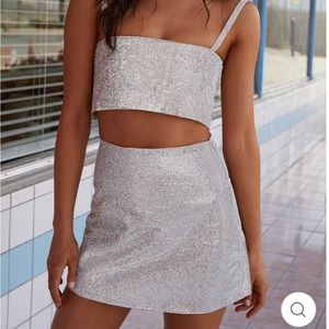 RHINESTONE CROP TOP